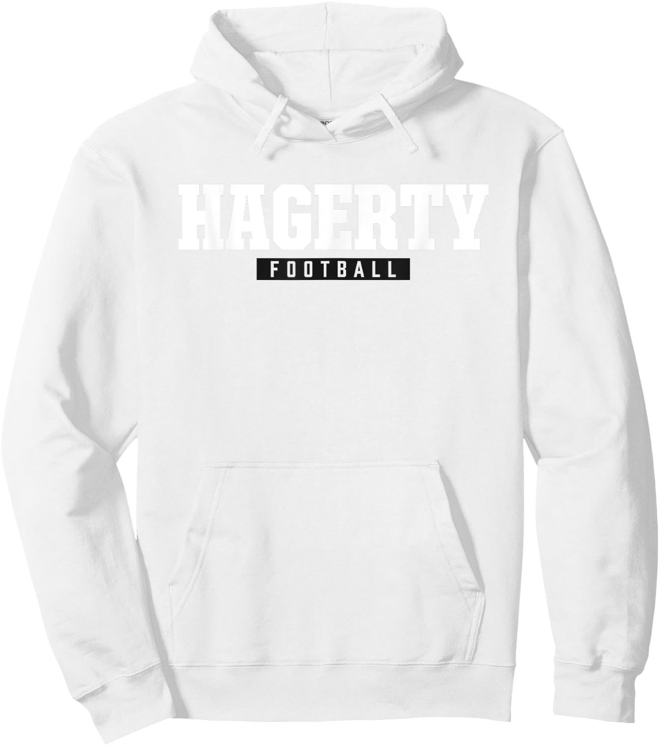 Hagerty High School Football HS Hoodie - Hoodie | White
