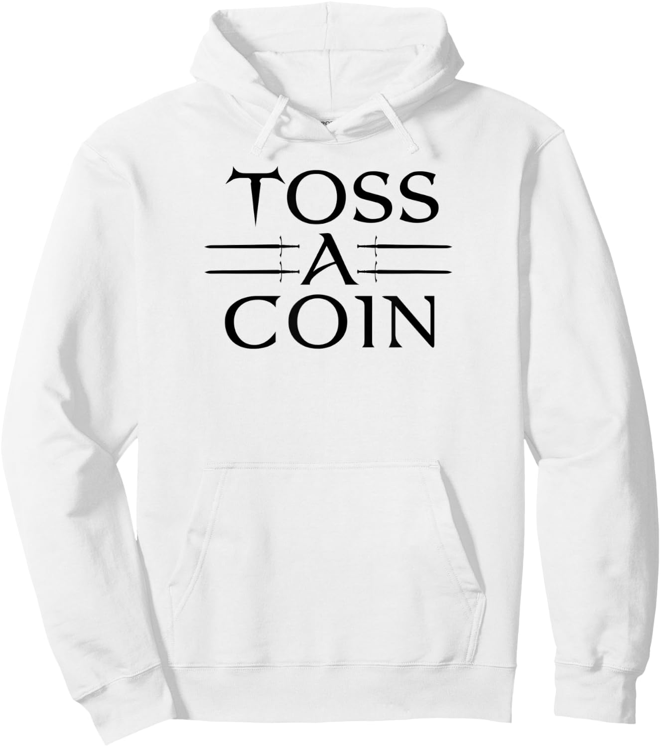 Toss A Coin Sword Hoodie - Hoodie | White