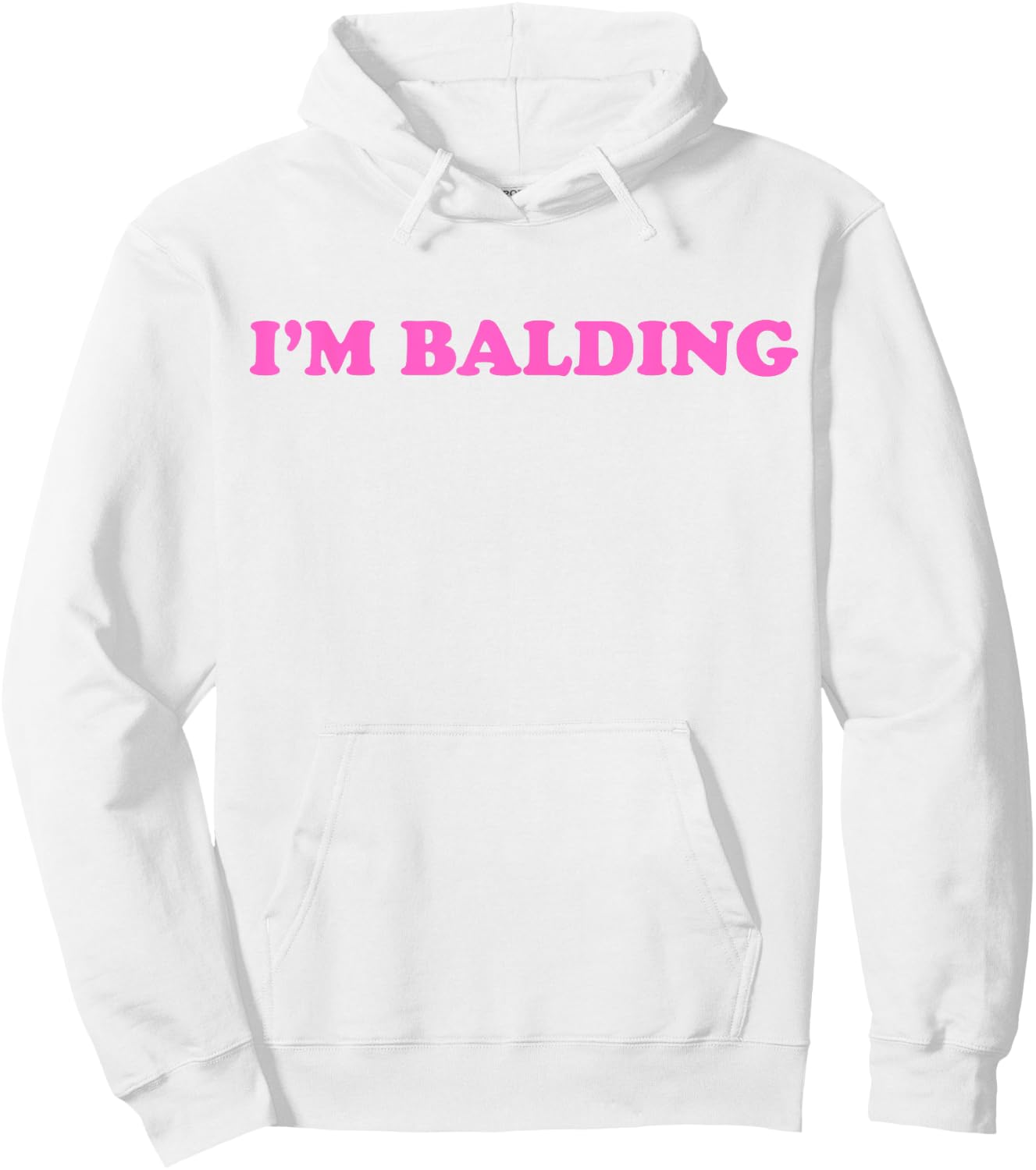 I'm Balding Hoodie - Hoodie | White