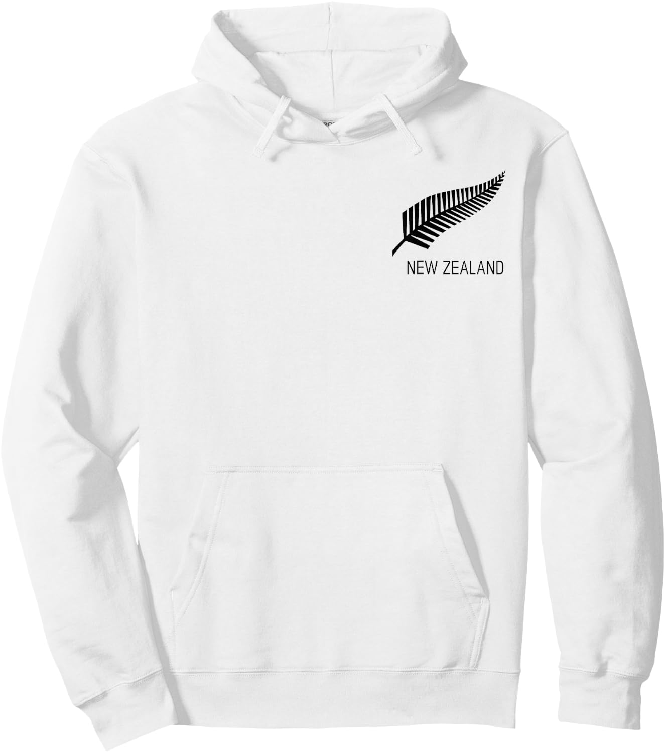 Black New Zealand Fern Shirt Black Proud Kiwi NZ Rugby Hoodie - Hoodie | White