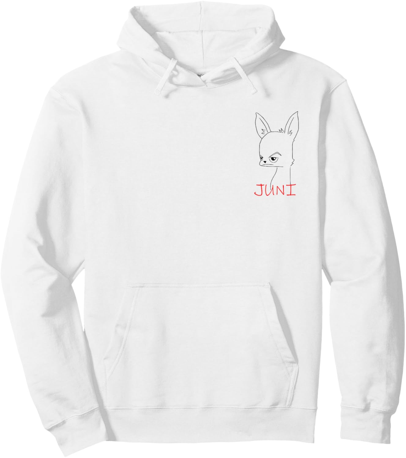 JUNI Desert Fox Hoodie - Hoodie | White