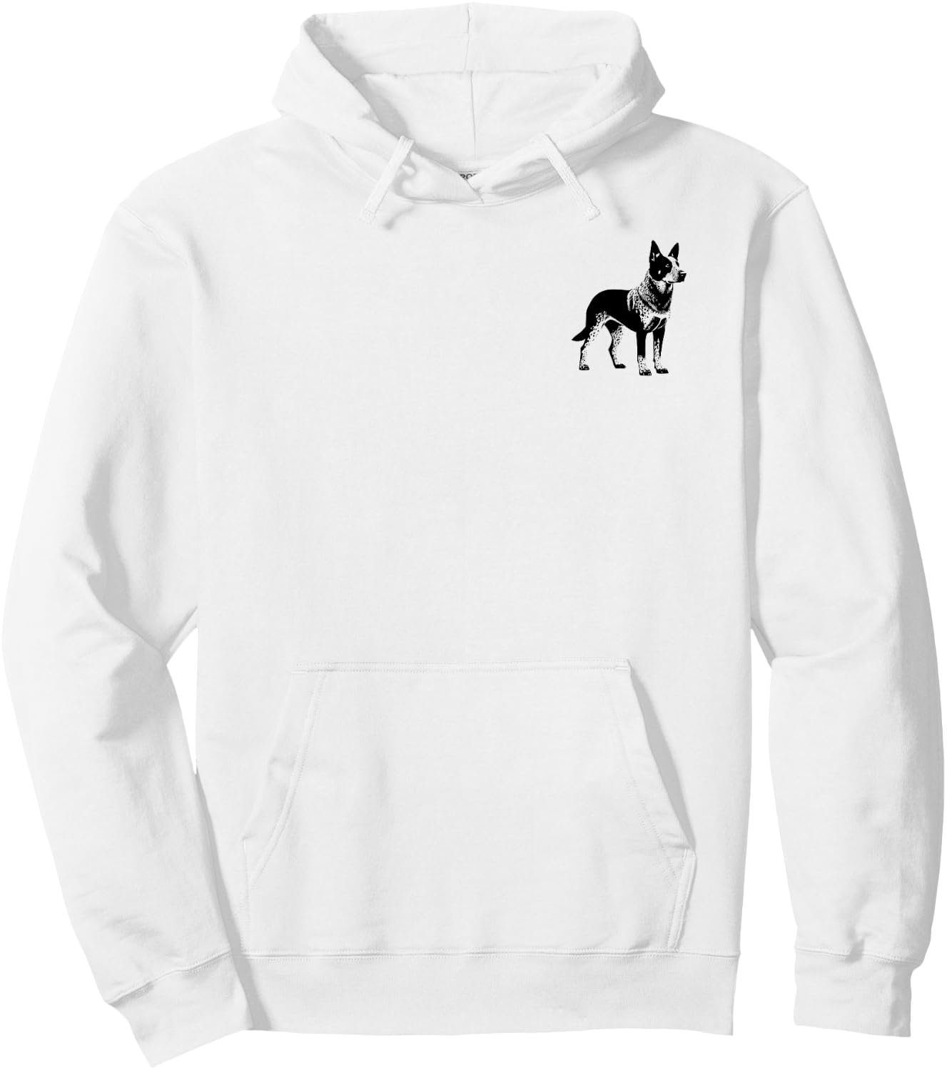 Dog Dad Mom Lover - Monochromatic Texas Heeler Men Women Hoodie - Hoodie | White
