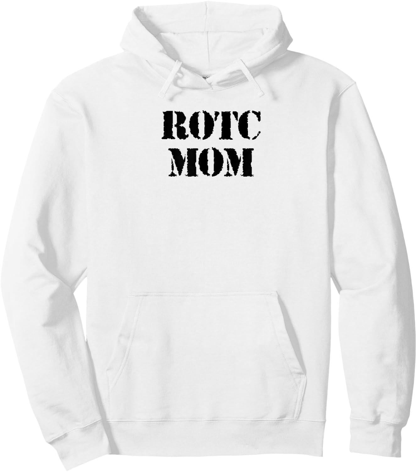 Veterans ROTC Mom Military Hoodie - Hoodie | White