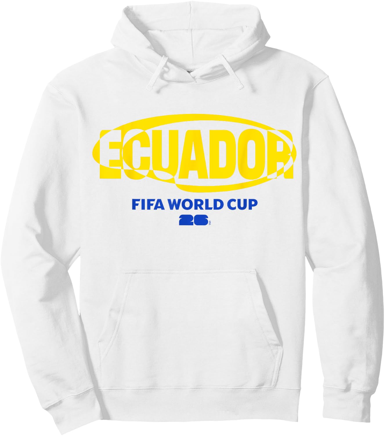 FIFA World CUP26 Qualifier Ecuador Team Color Hoodie - Hoodie | White