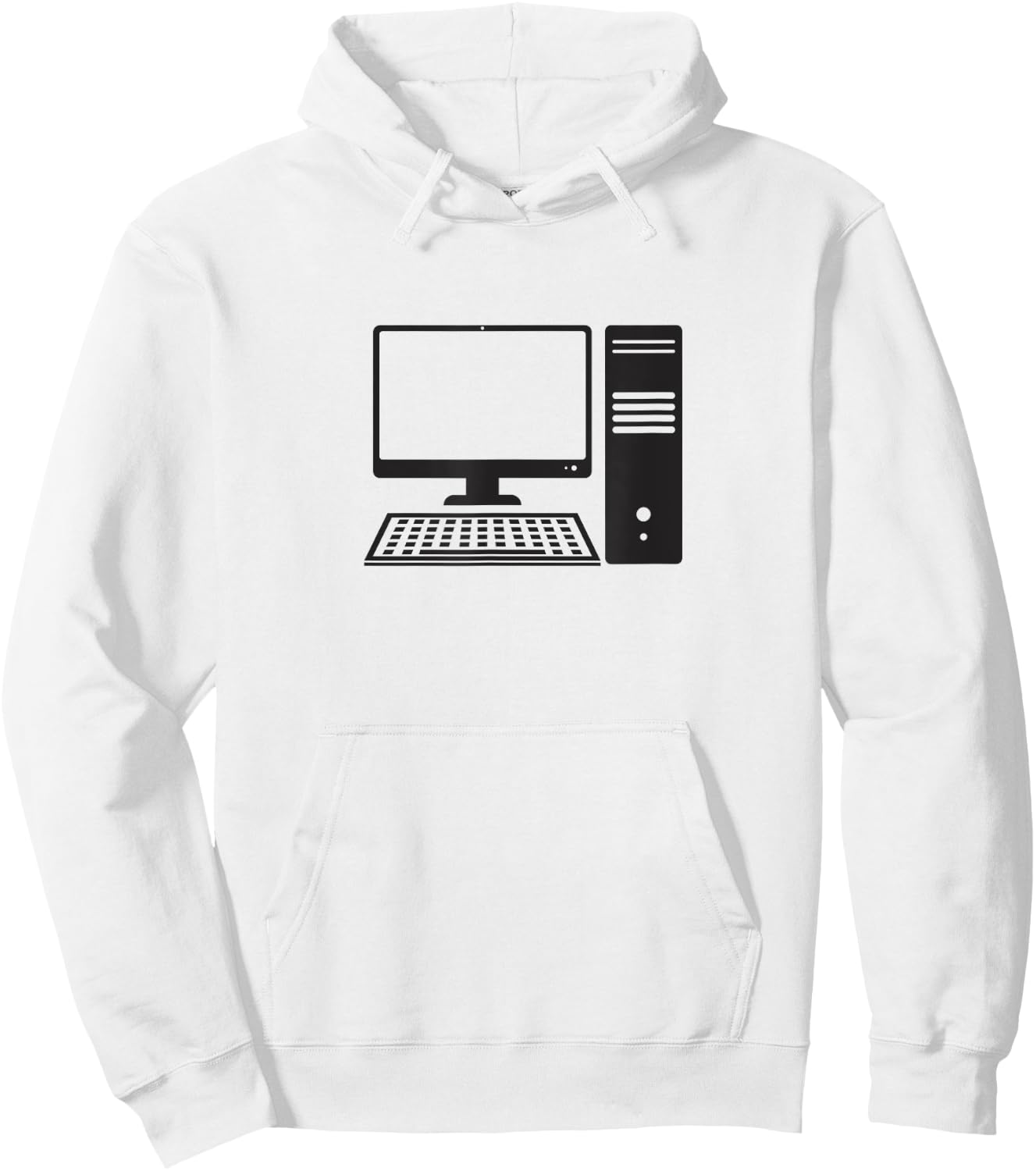 Desktop Computer Hoodie - Hoodie | White