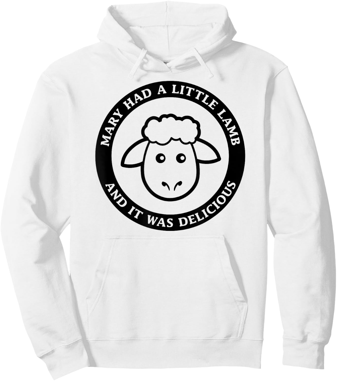 Mary had a Little Lamb Hoodie - Hoodie | White