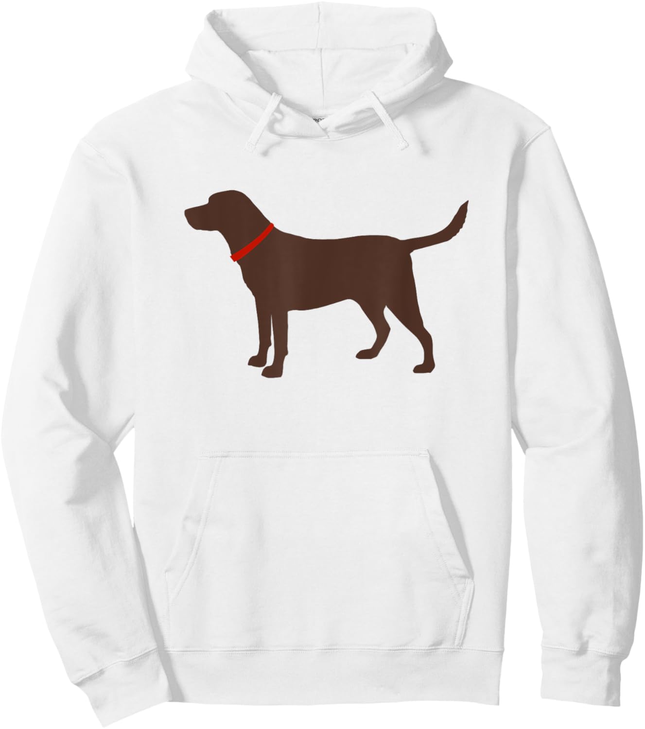 Labrador Retriever, Chocolate Lab Hoodie - Hoodie | White