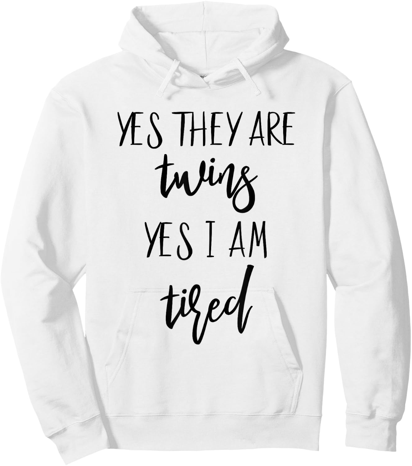 Twin Mama First Mother's Day Twin Mom Daddy From Twins Stuff Hoodie - Hoodie | White