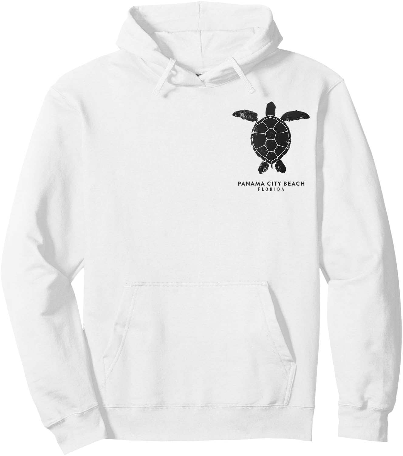 Panama City Beach Florida FL Diving Vacation Sea Turtle Hoodie - Hoodie | White