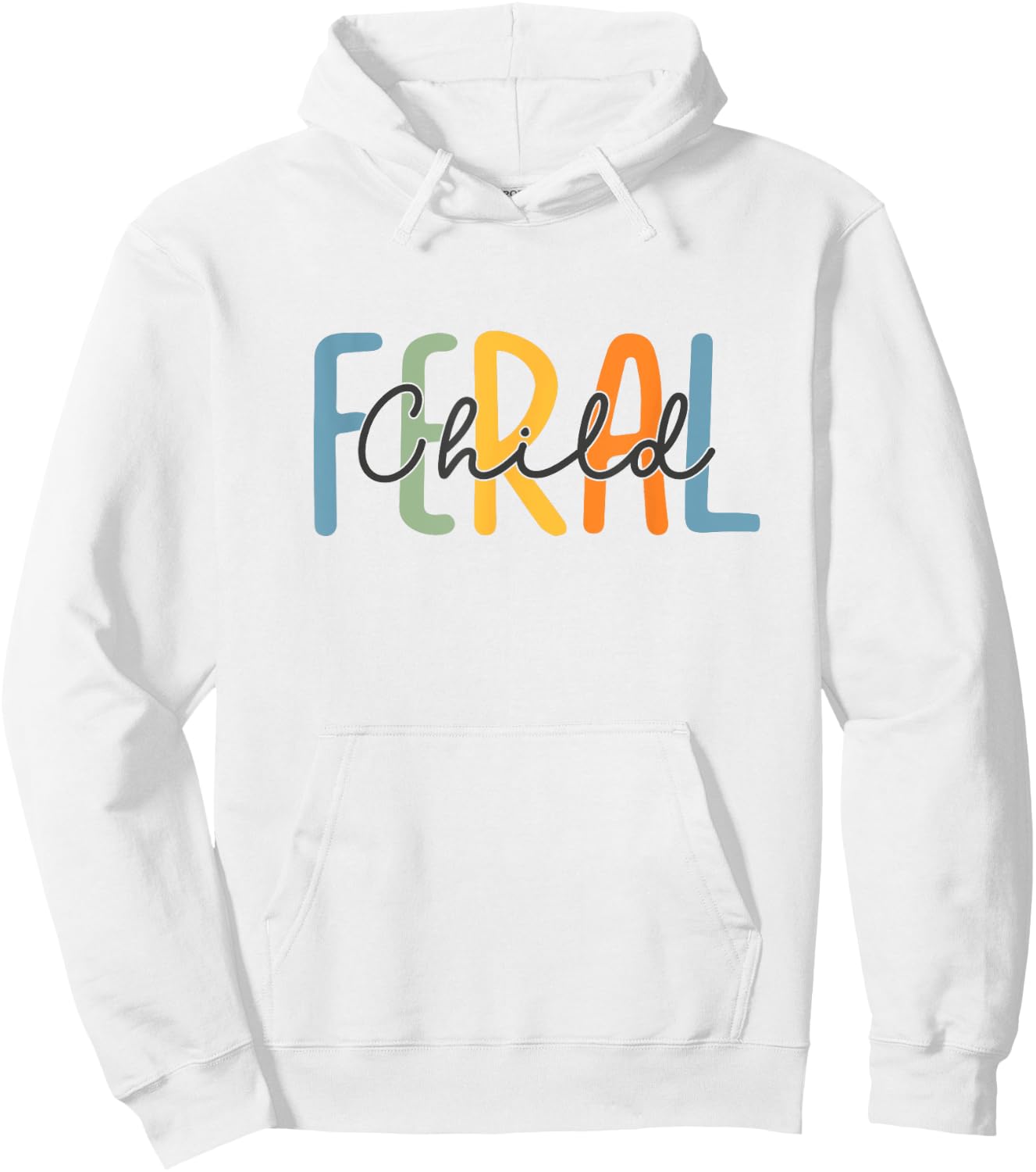 Vintage Feral Child Toddler Feral Girl Or Boy Flower Girl Hoodie - Hoodie | White