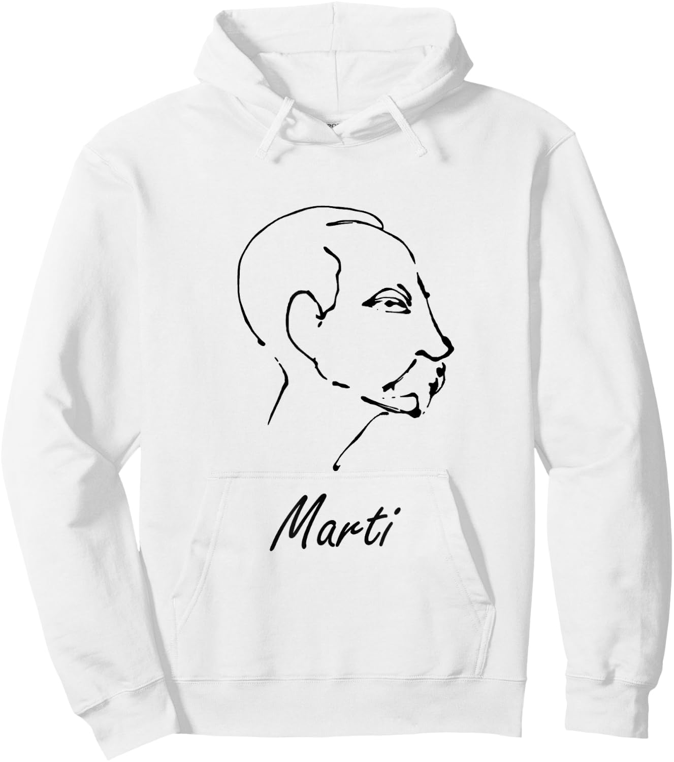 Jose Marti Cuban National Hero Hoodie - Hoodie | White
