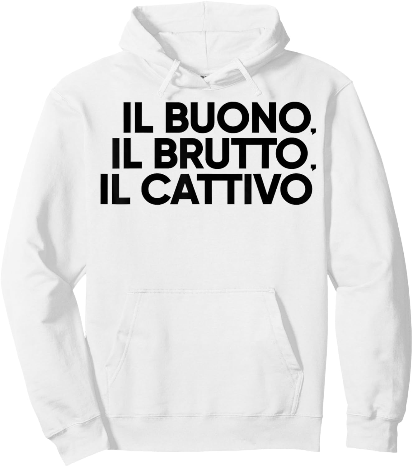 Il Buono Il Brutto Il Cattivo Hoodie - Hoodie | White
