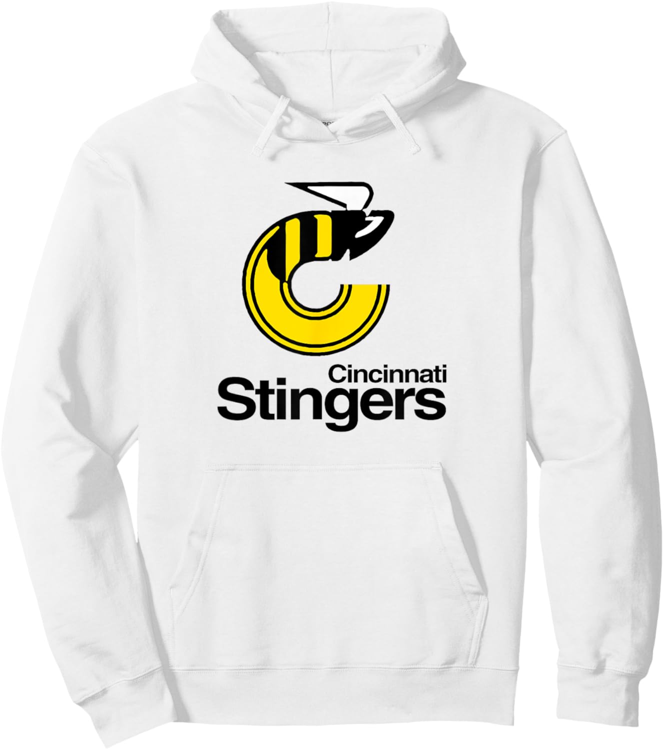 Retro Hockey WHA Cincinnati Stingers Hockey Team 70s Hoodie - Hoodie | White