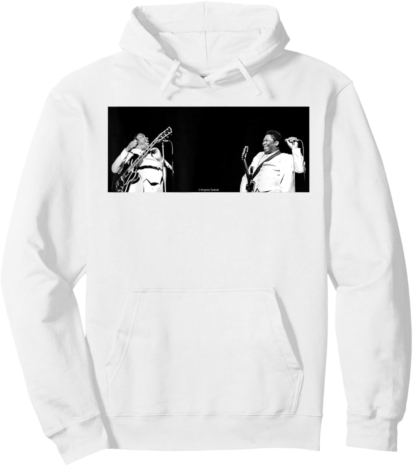 BB King At Hammersmith Odeon 1980 By Virginia Turbett Hoodie - Hoodie | White
