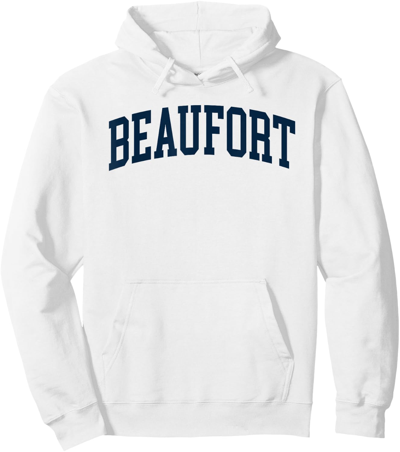 Beaufort South Carolina Souvenir Retro Preppy Throwback Hoodie - Hoodie | White