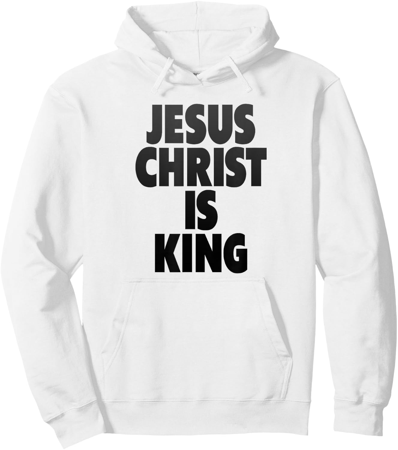 Jesus Christ is King, Jesus Hoodie - Hoodie | White