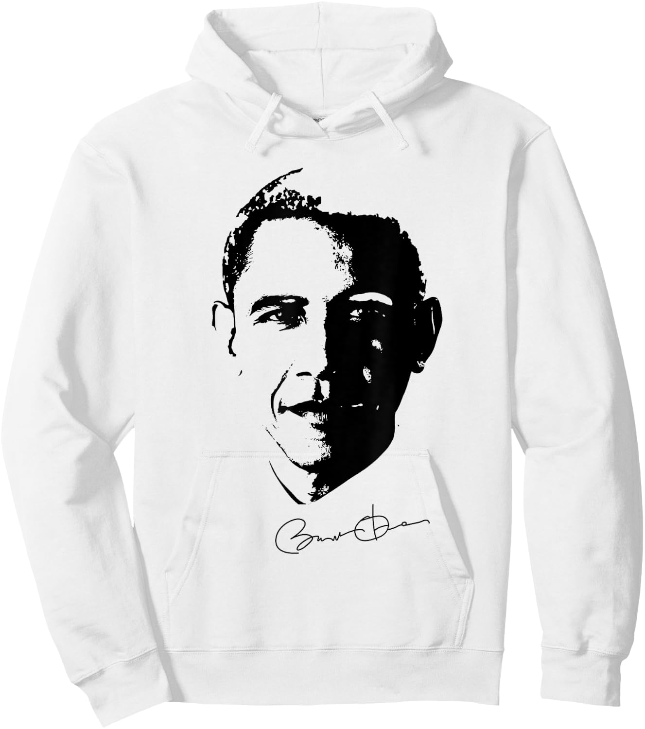 Egoteest: Barack Obama Signed Shirt, Political , USA Hoodie - Hoodie | White