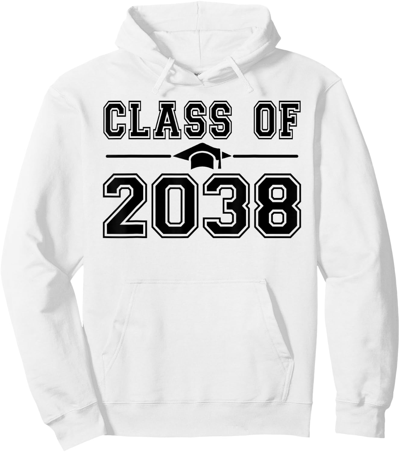 Class of 2038 Graduate 2038 Grow With Me First Day of School Hoodie - Hoodie | White
