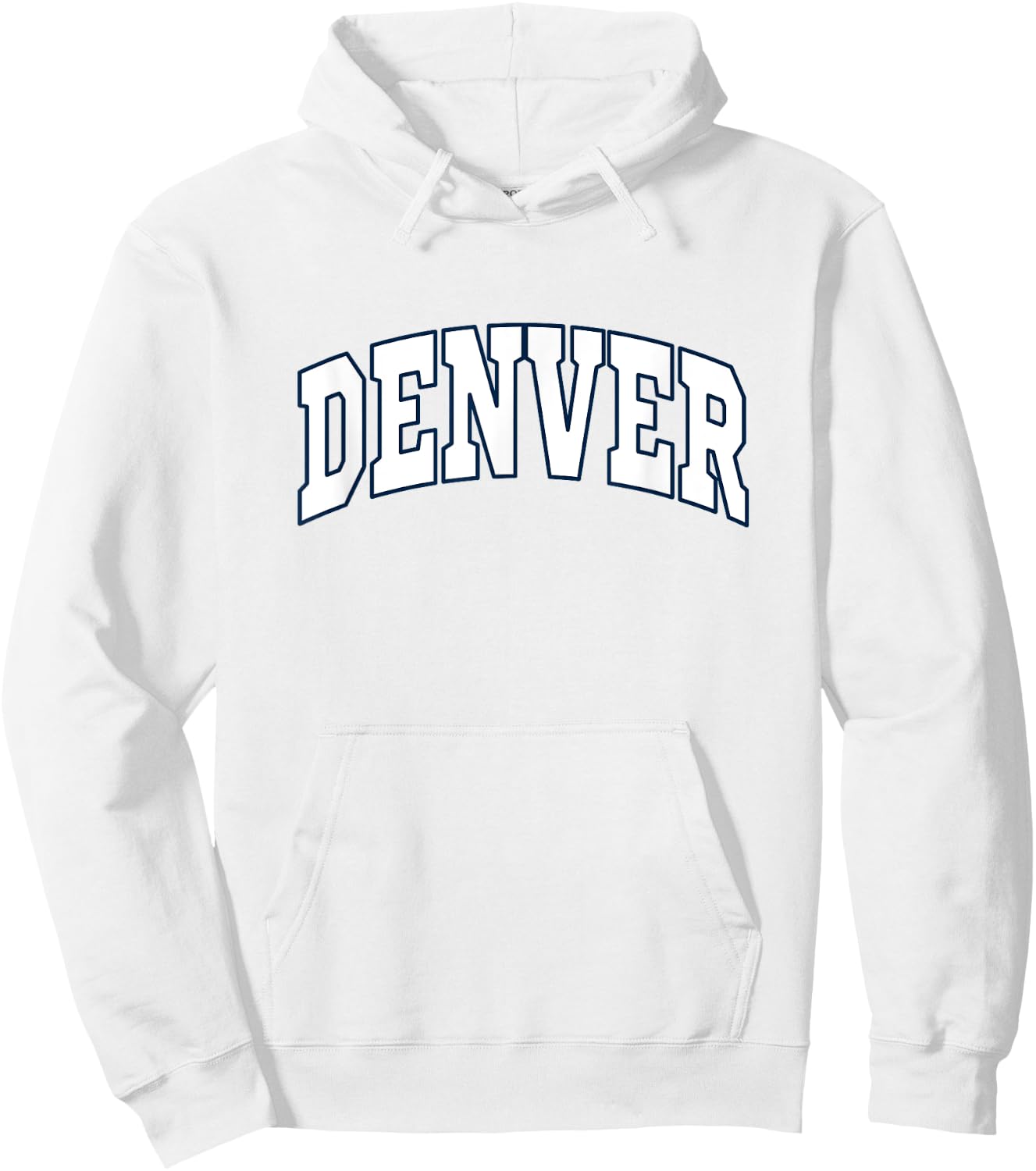 DENVER - Throwback Design - Classic Hoodie - Hoodie | White