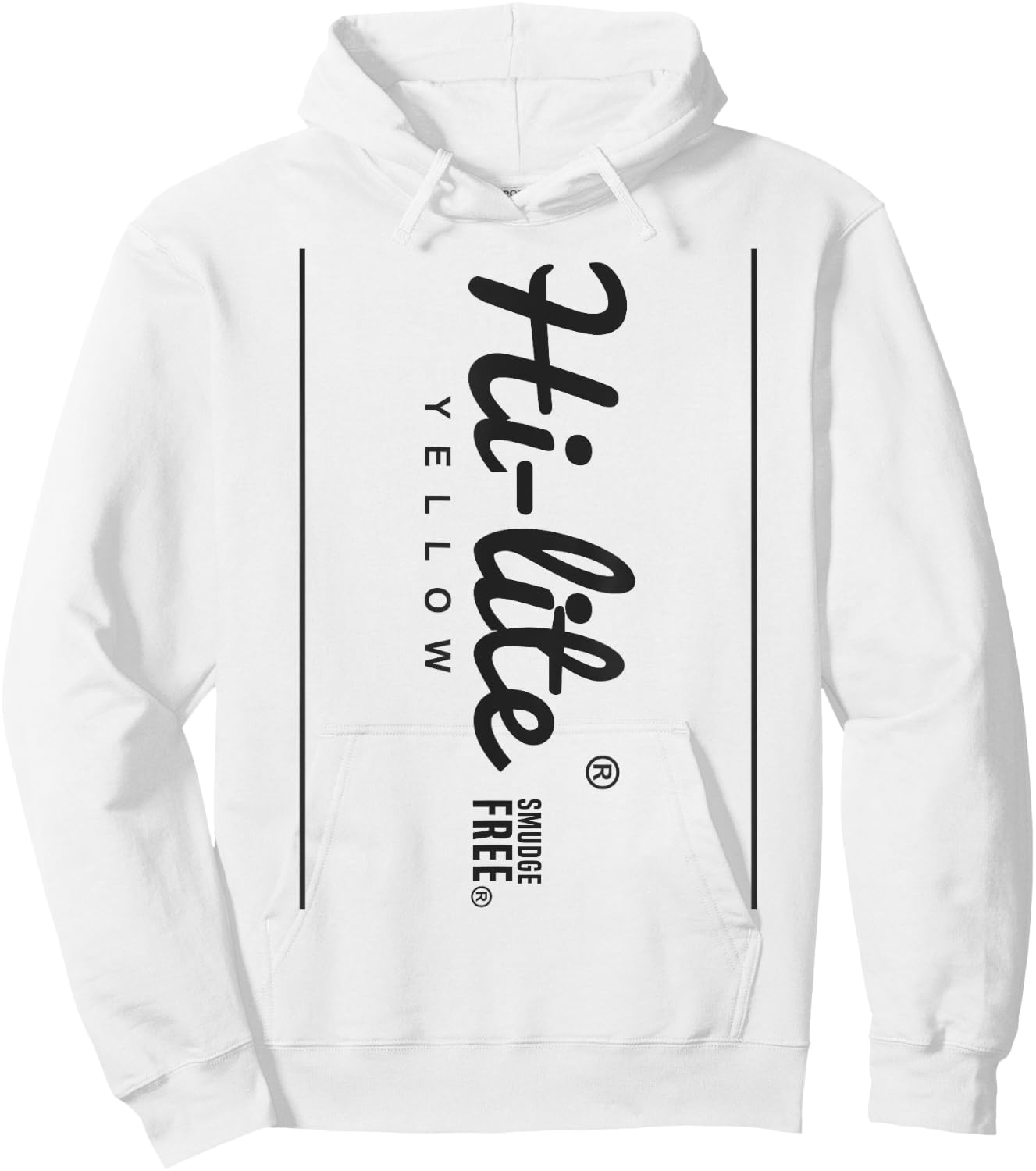 Yellow Highlighter Style Group Costume Color Pen Halloween Hoodie - Hoodie | White