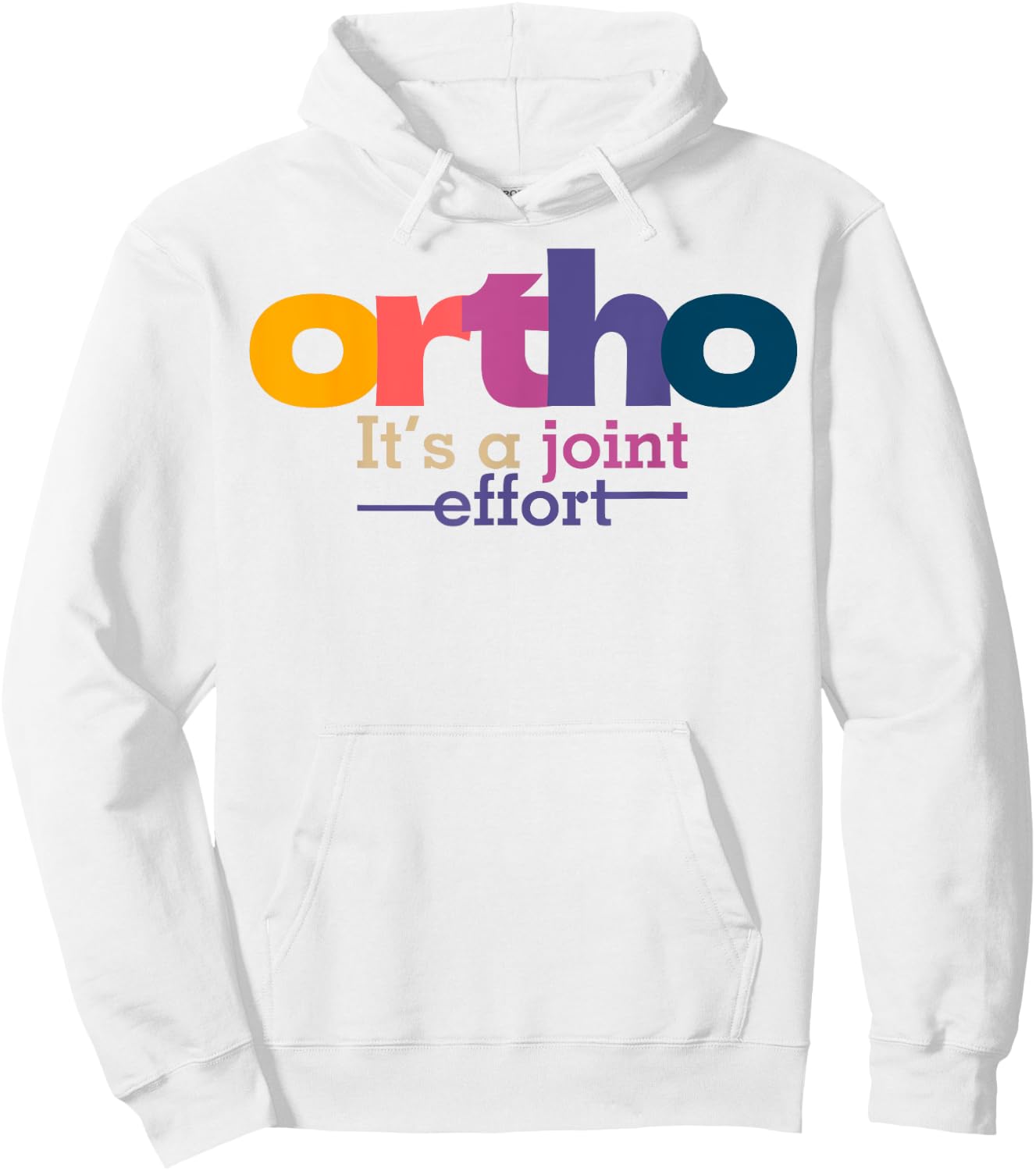 Funny Orthopedic Slogan Bone Humor Orthopedist Hoodie - Hoodie | White
