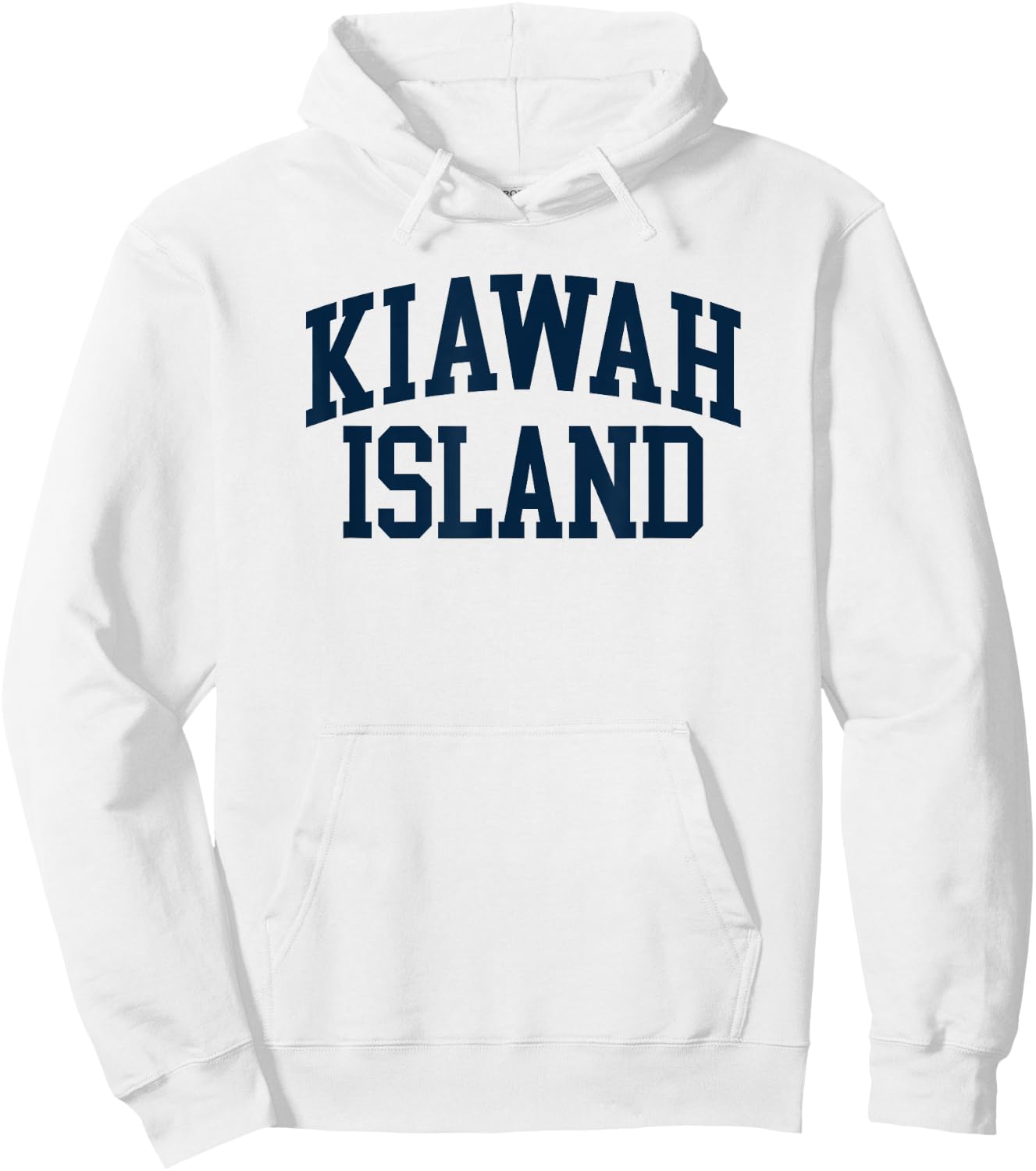 Kiawah Island South Carolina Souvenir Retro Preppy Throwback Hoodie - Hoodie | White