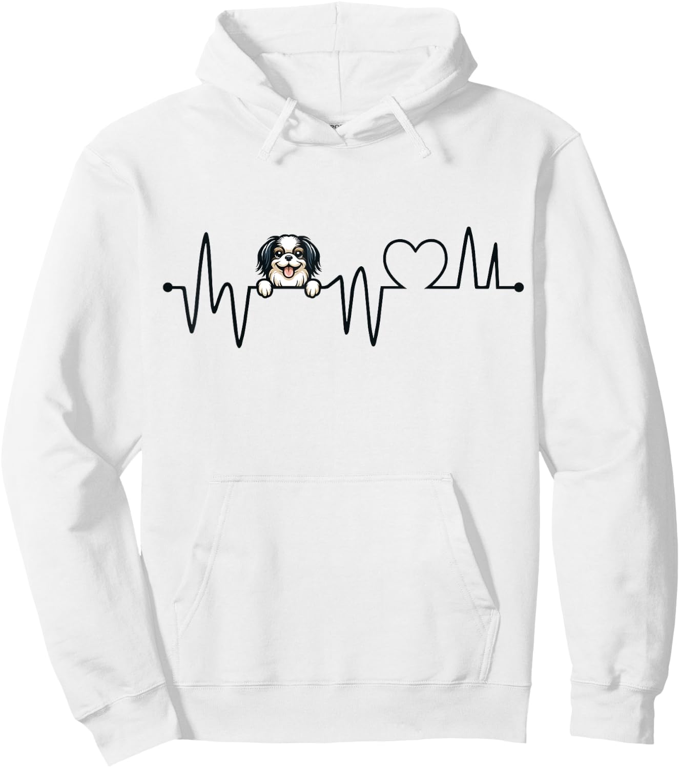 Cool Japanese Chin Art Women Kids Chin Lover Hoodie - Hoodie | White