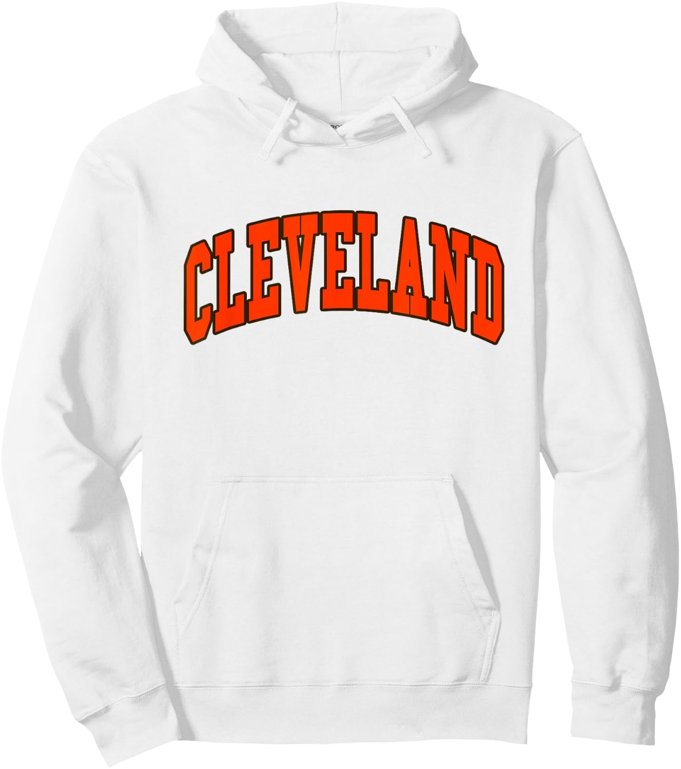 CLEVELAND - Throwback Design - Classic Hoodie - Hoodie | White