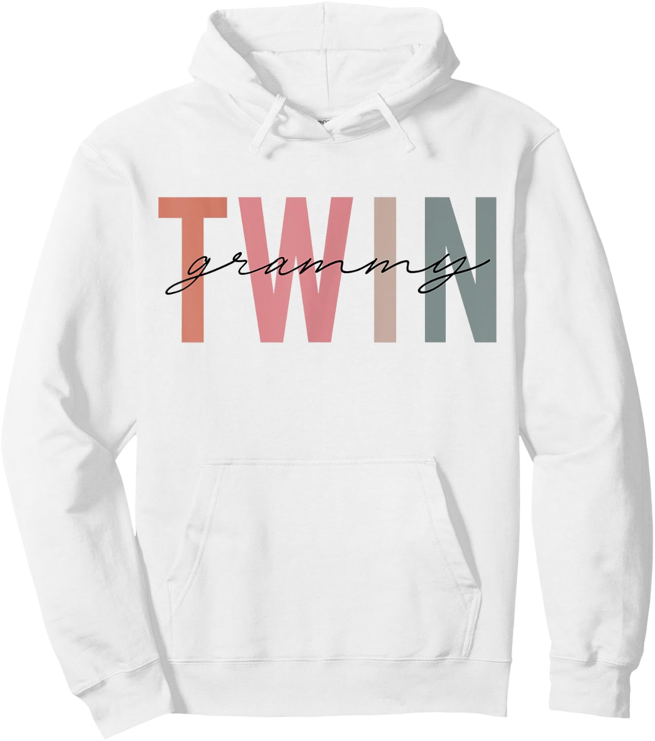 Cute Twin Grammy Grandma Hoodie - Hoodie | White