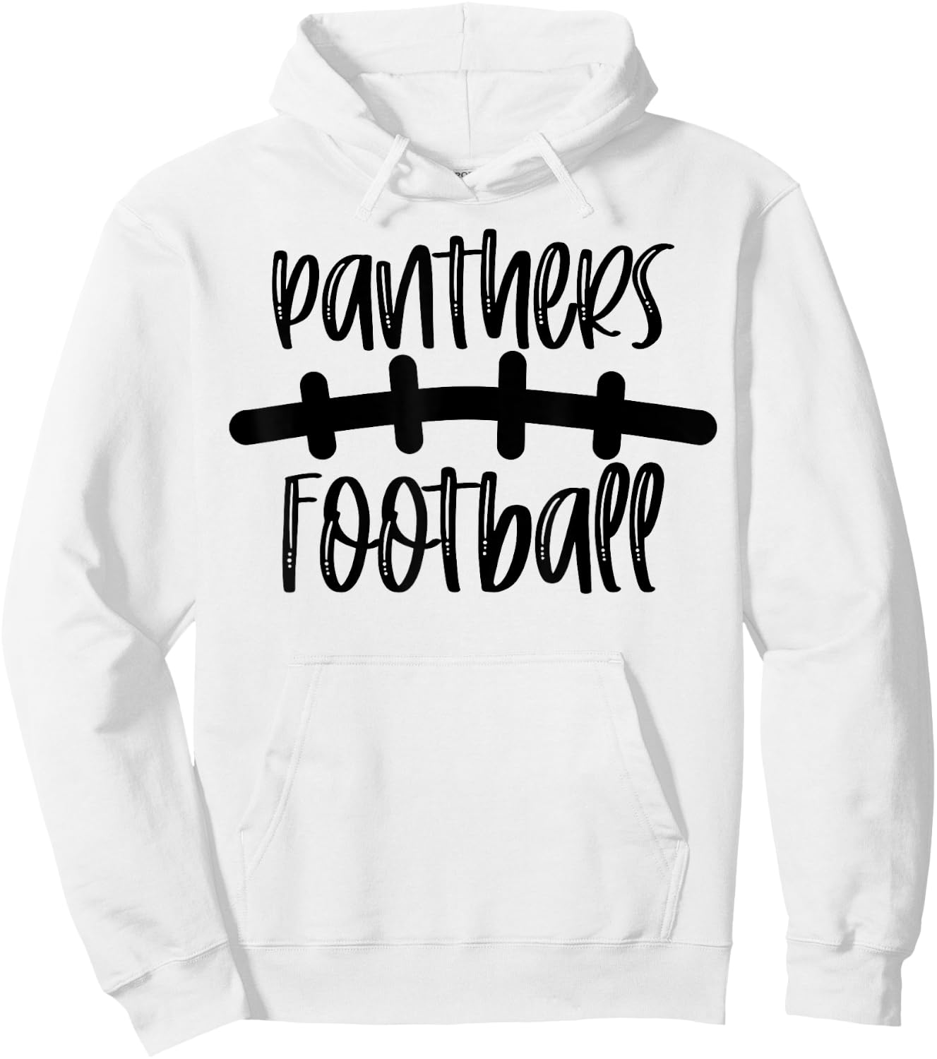 Panthers Football School Spirit Team Mascot Game Night Hoodie - Hoodie | White