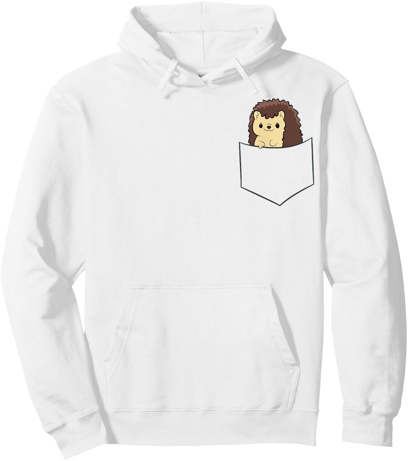 Cute Baby Hedgehog In The Pocket Hedgehogs Hoodie - Hoodie | White