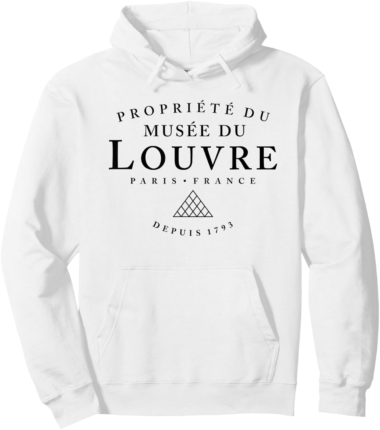 Property of Louvre Museum Since 1793 Hoodie - Hoodie | White