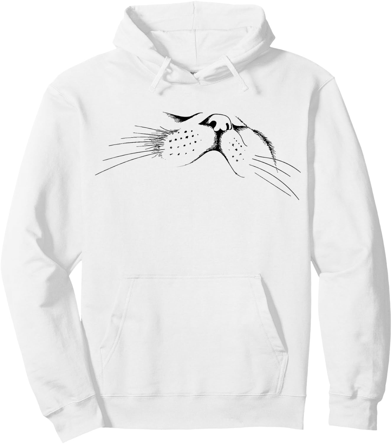 A Drawing Of Cat Women Hoodie - Hoodie | White