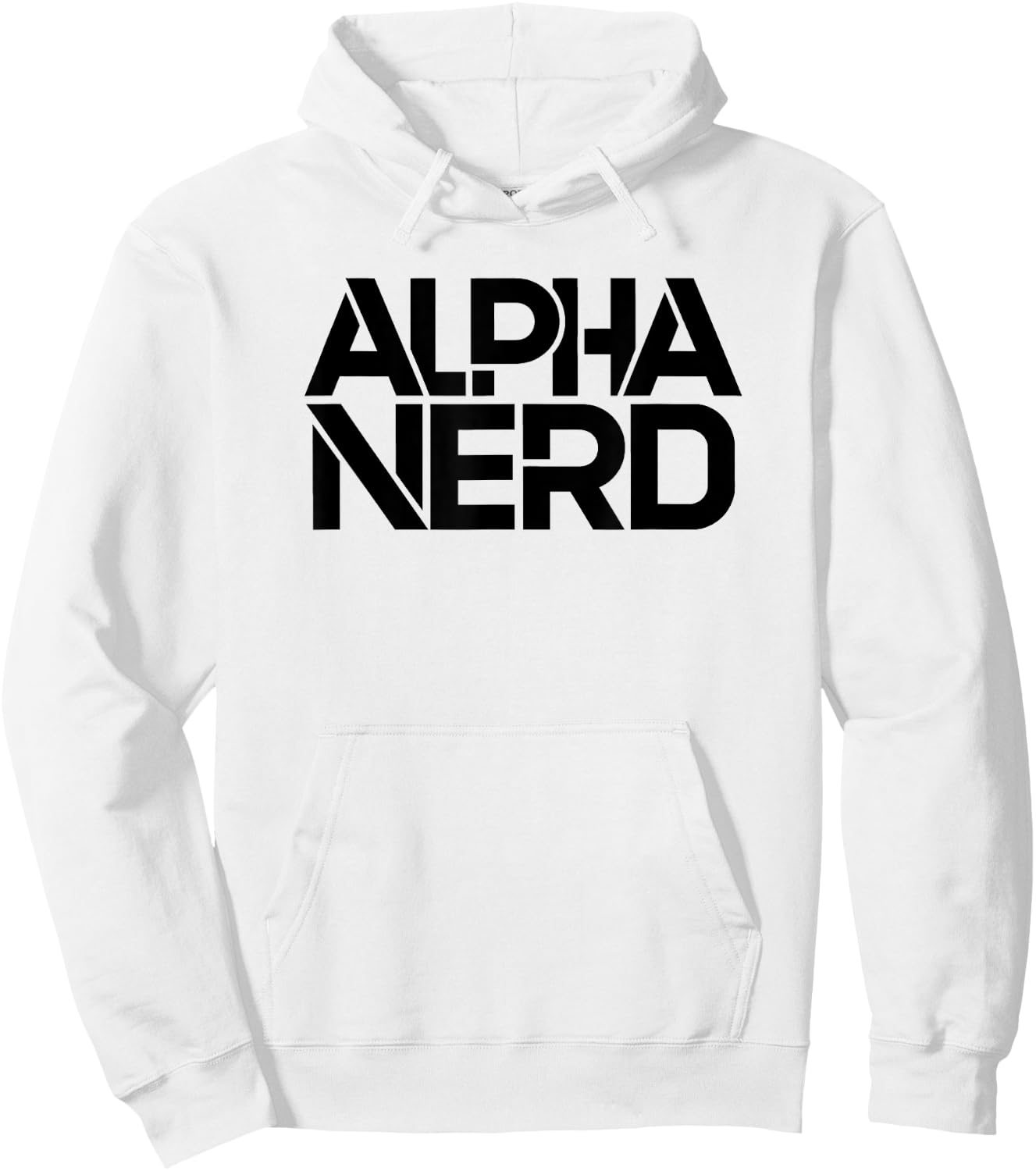 Alpha Nerd Hoodie - Hoodie | White