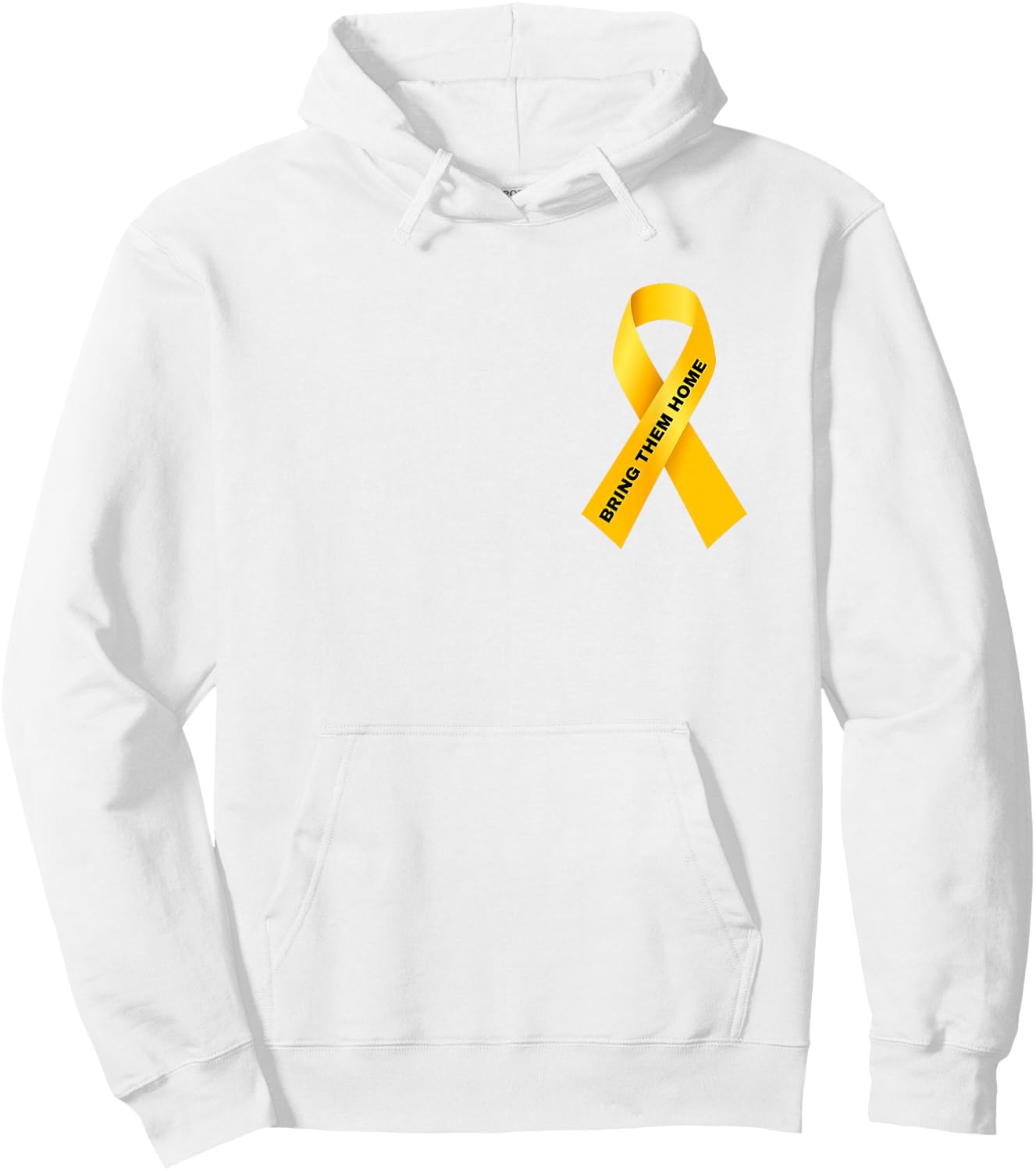 Bring them Home Now, Yellow Ribbon Hoodie - Hoodie | White