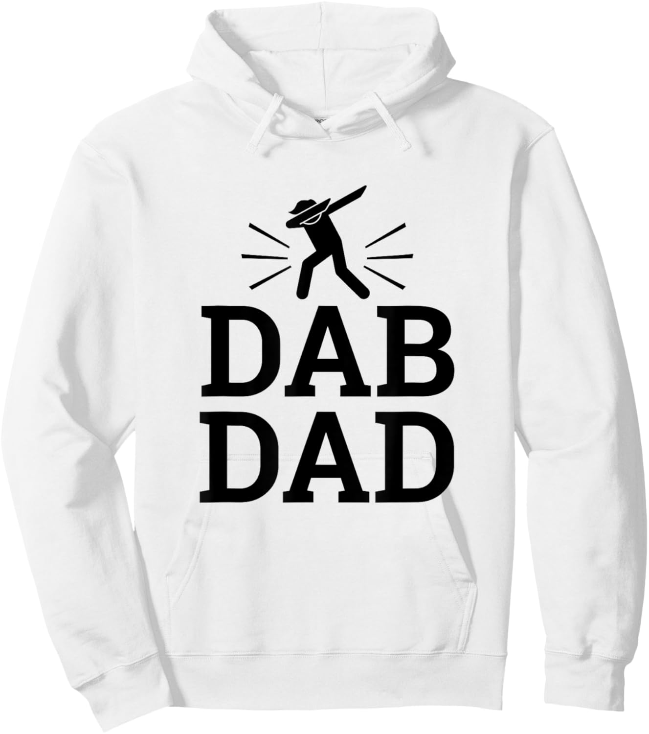 Dab Dad Sayings Dabbing Shirt Fathers Day Birthday Gift Men Hoodie - Hoodie | White
