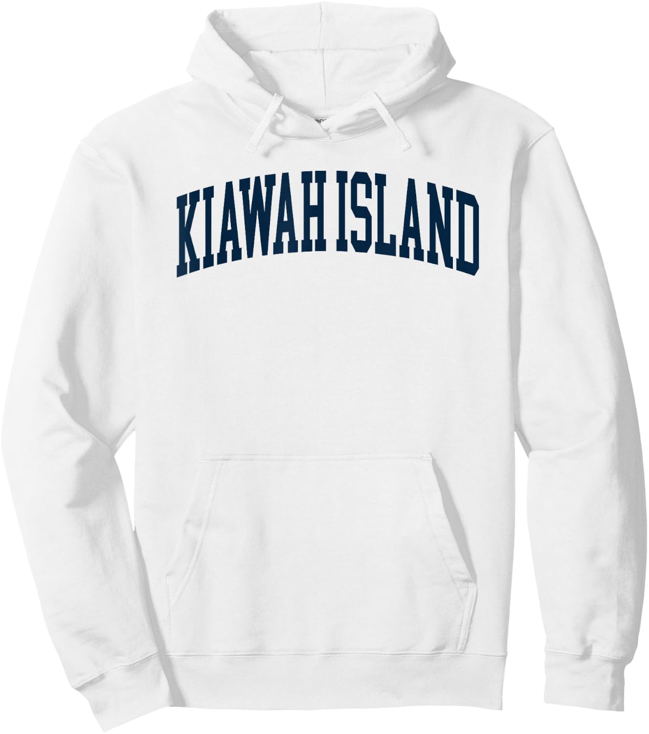Kiawah Island South Carolina Souvenir Retro Preppy Throwback Hoodie - Hoodie | White