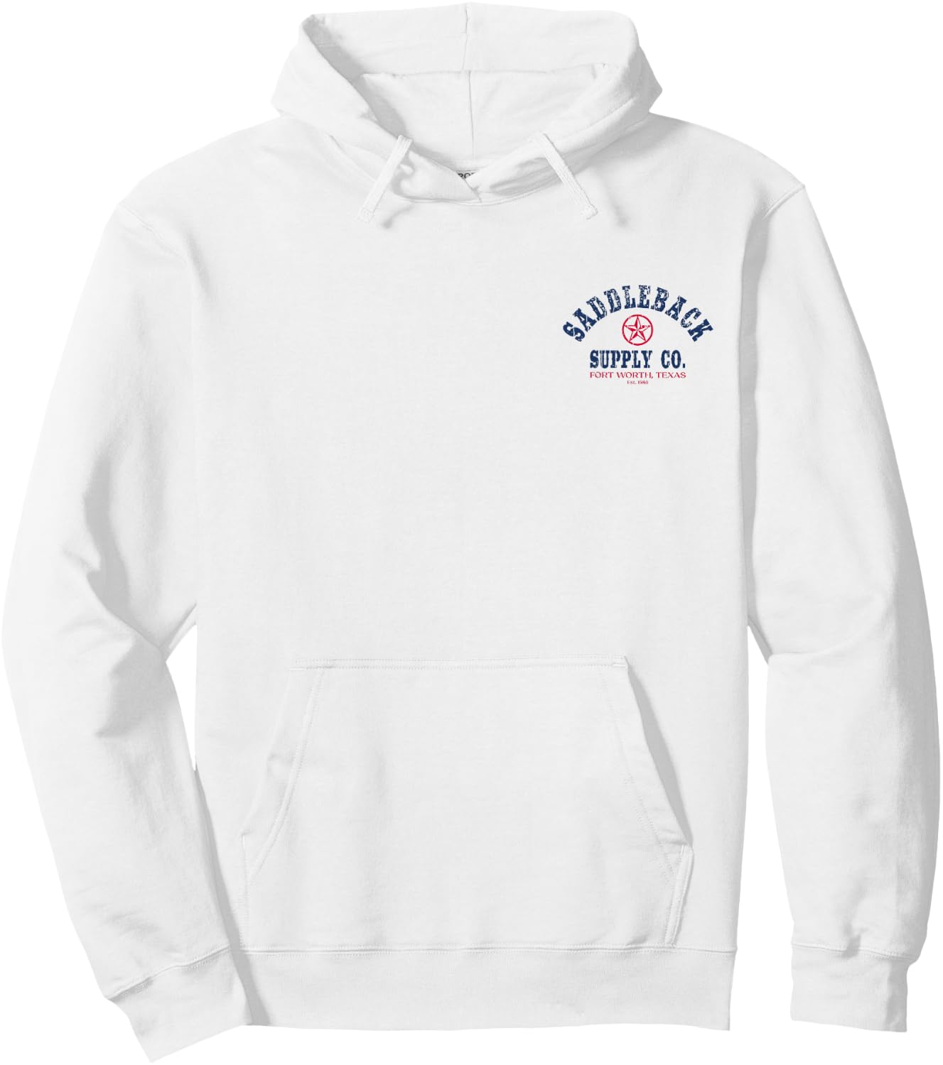 Saddleback Red, White & Blue Lonestar Lightweight Graphic Hoodie - Hoodie | White