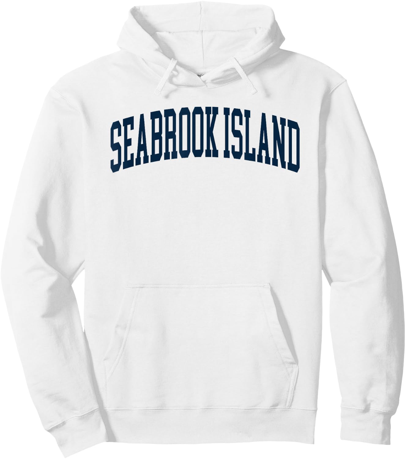 Seabrook Island South Carolina Retro Preppy Throwback Hoodie - Hoodie | White