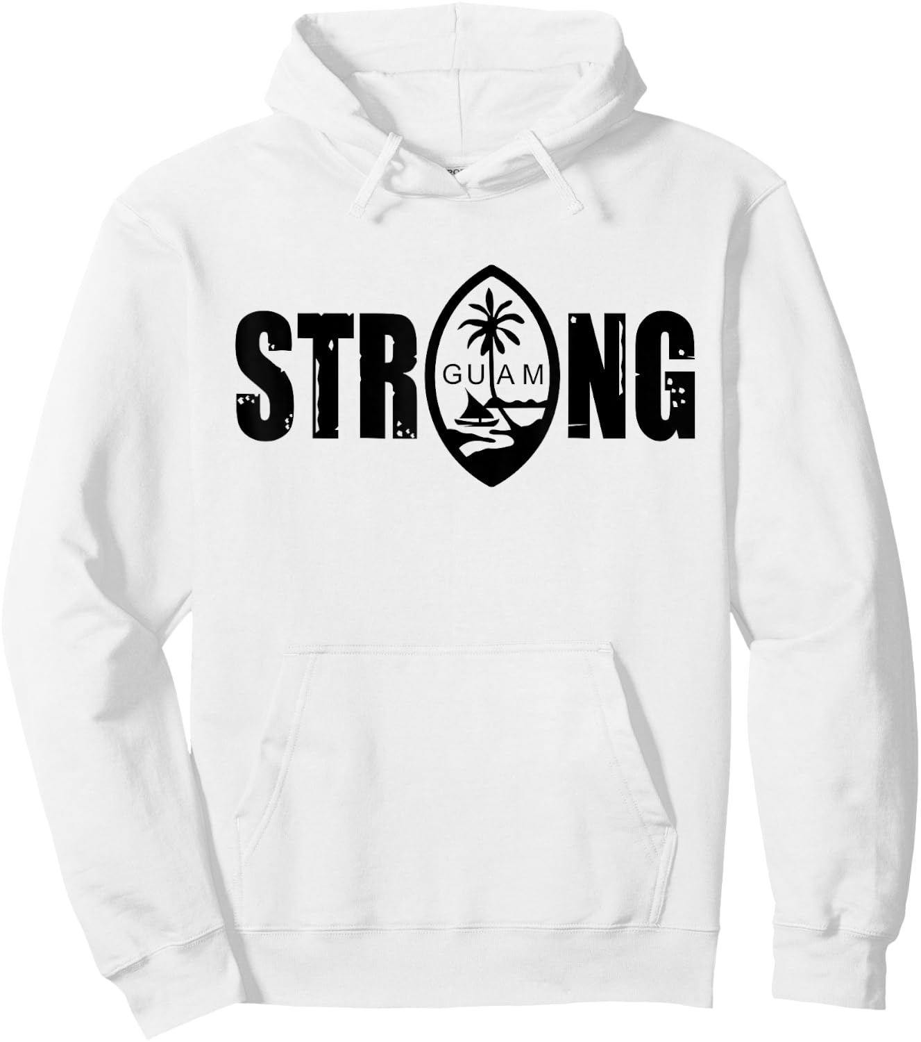 Guam Strong | Seal of Guam Hoodie - Hoodie | White