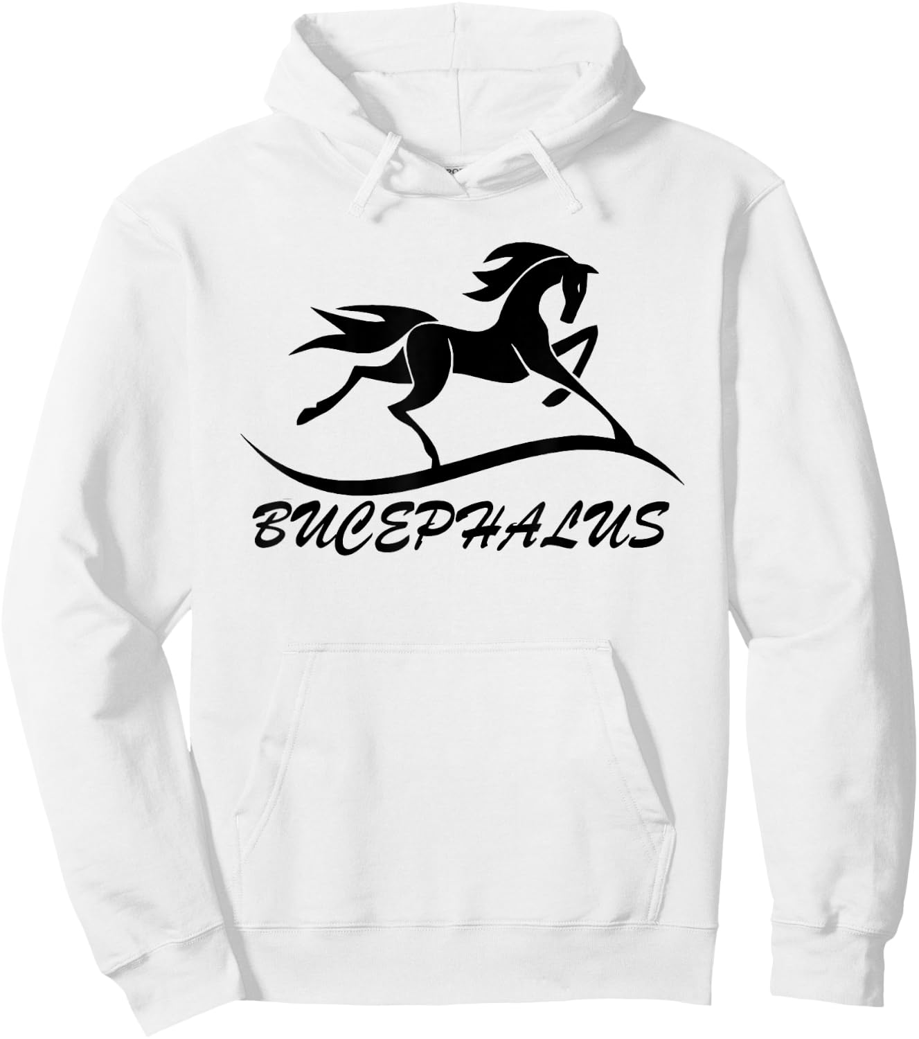 Bucephalus - Alexander the Great Horse - Hippology History Hoodie - Hoodie | White