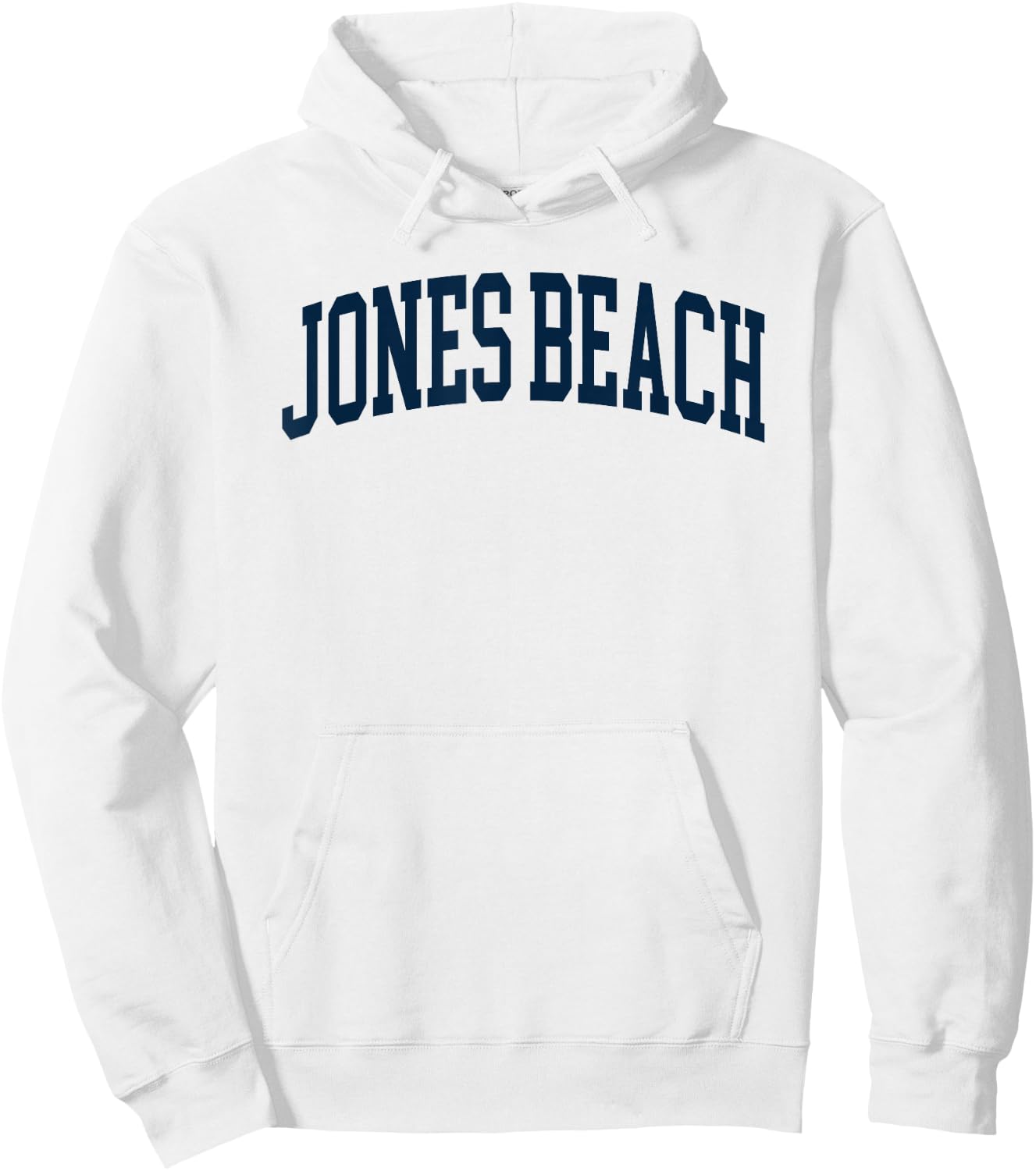 Jones Beach New York Souvenir Retro Preppy Throwback Hoodie - Hoodie | White