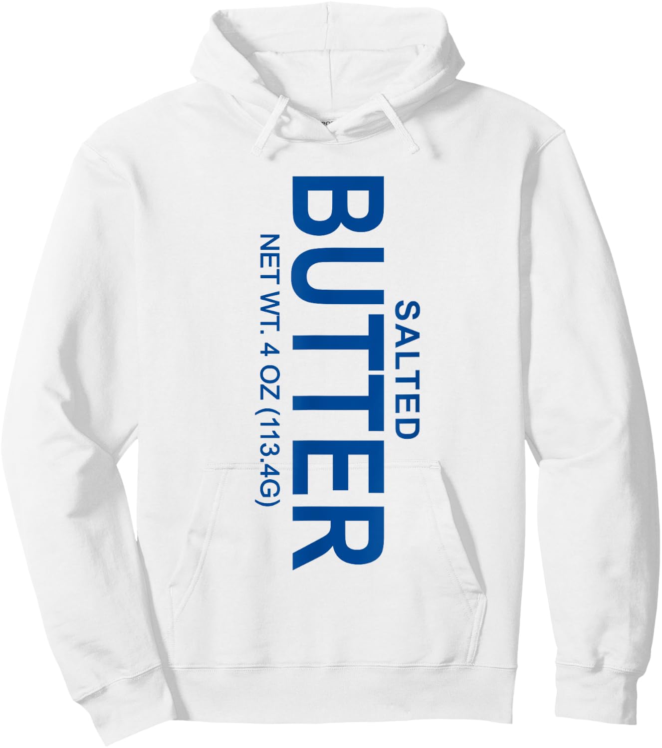 Smooth Salted Stick Of Butter Funny Halloween Simple Costume Hoodie - Hoodie | White