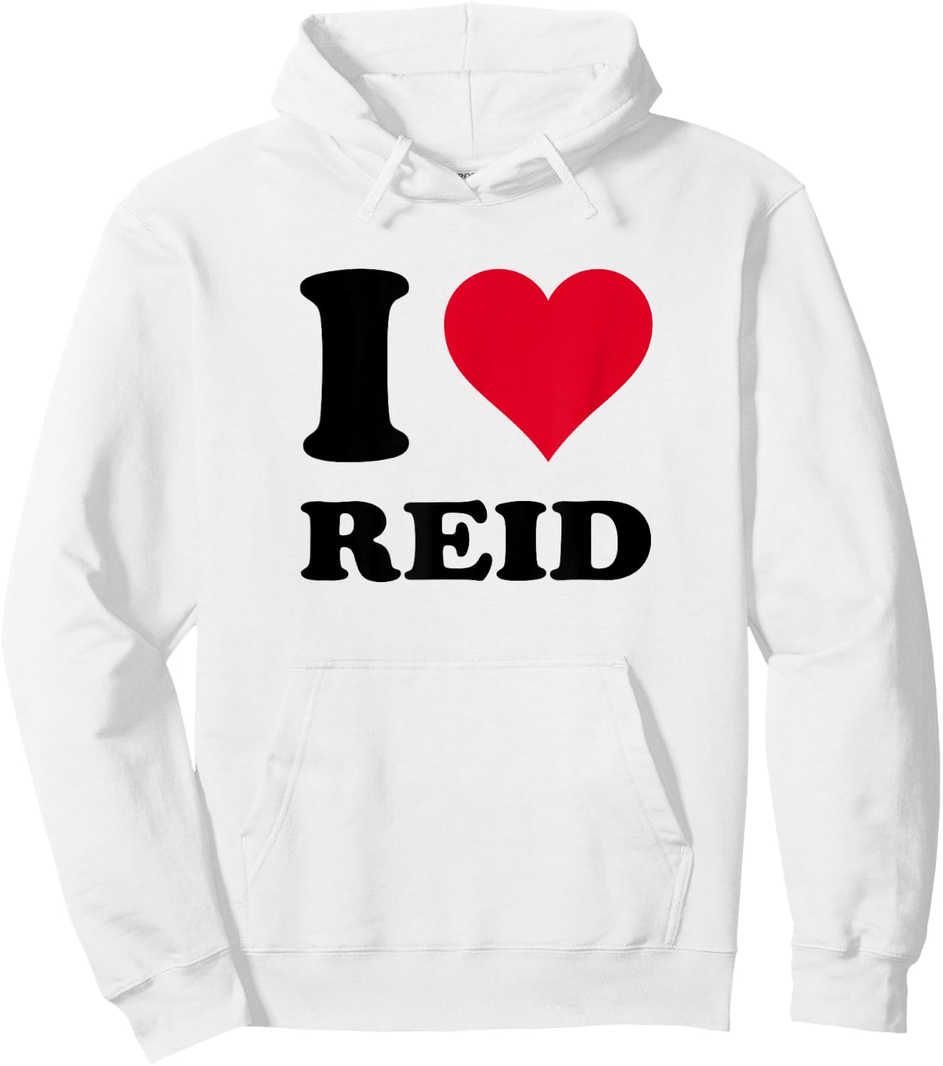 I Love Reid Hoodie - Hoodie | White