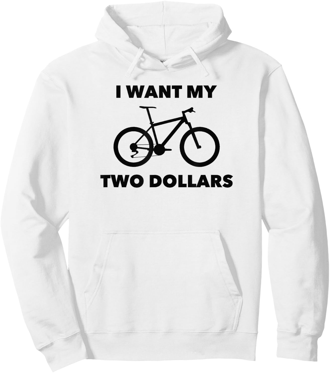 I Want My Two Dollars 2$ Movie Quote Retro 80s Vintage Hoodie - Hoodie | White