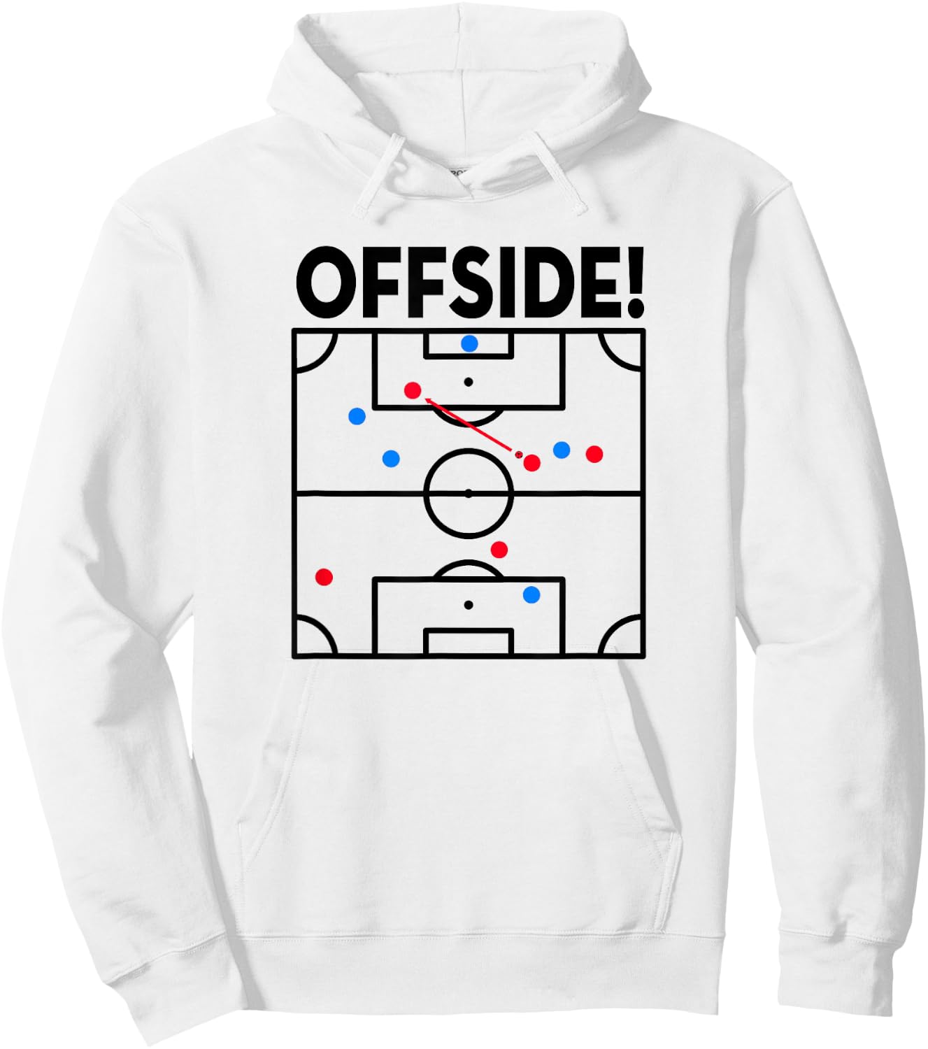 Soccer Fun Soccer Game Offside Rule Hoodie - Hoodie | White