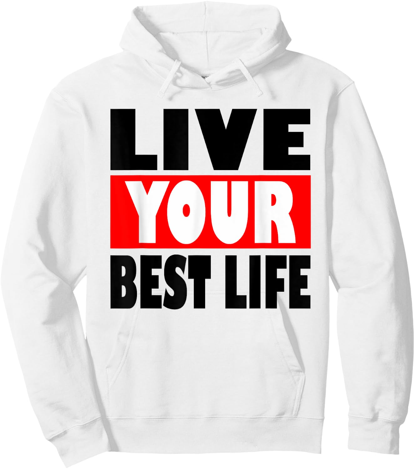 Christian apparel Satisfied with Jesus Live your best life Hoodie - Hoodie | White