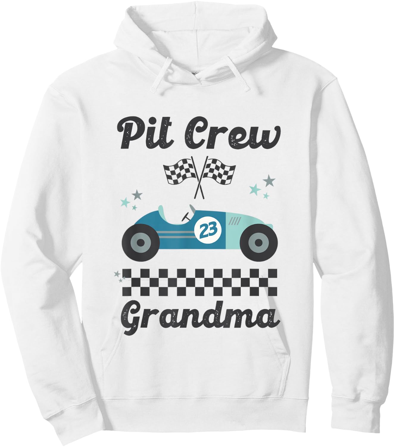 Pit Crew- Grandma Hoodie - Hoodie | White