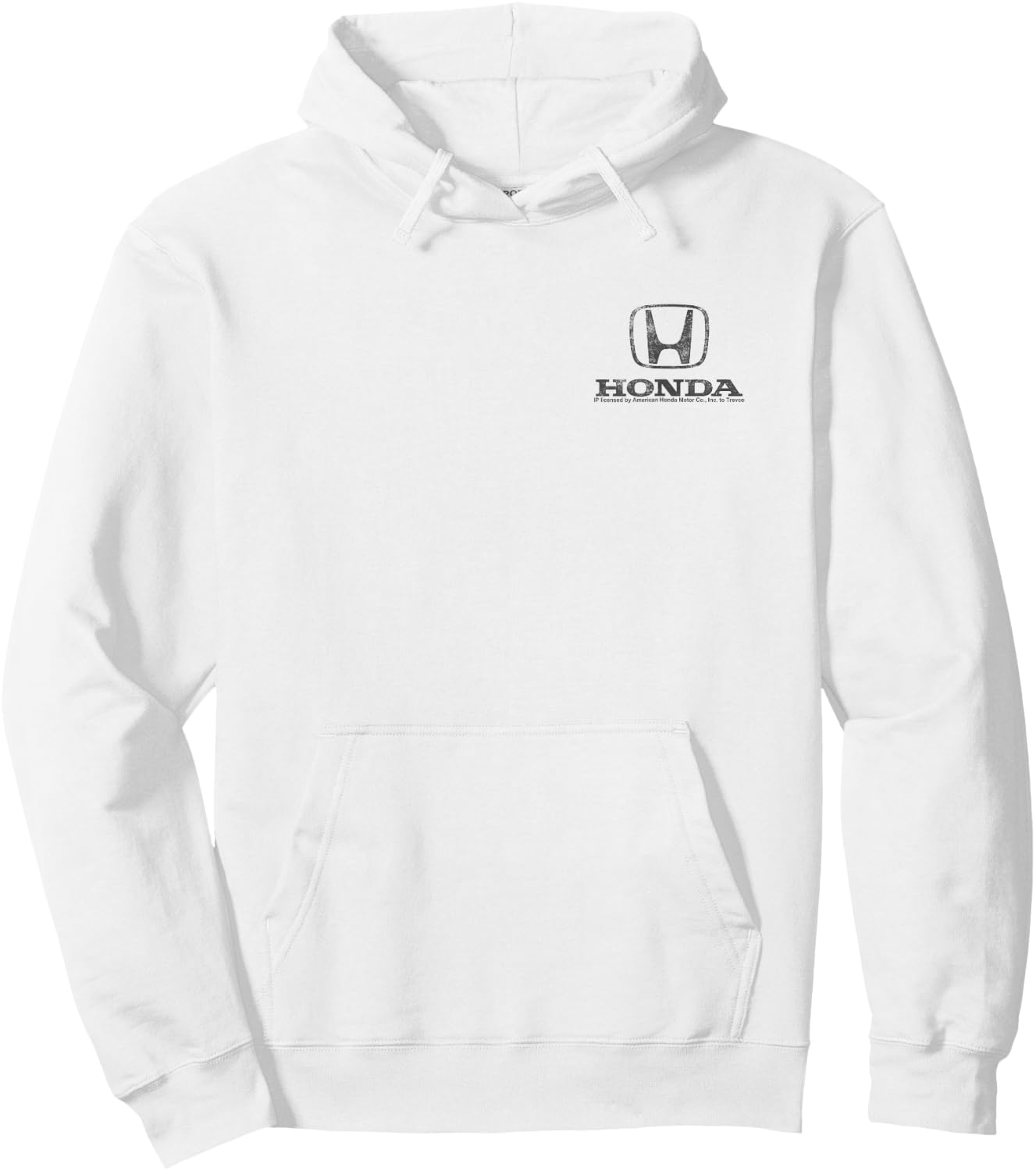 Honda Distressed Left Chest Logo Hoodie - Hoodie | White