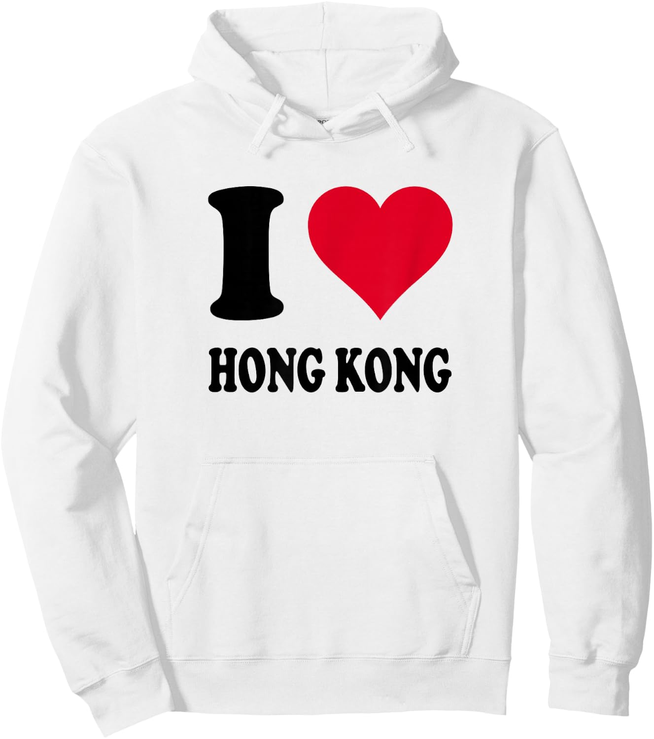 I Love Hong Kong Hoodie - Hoodie | White